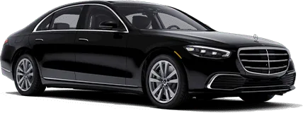 Mercedes S-Class or BMW 7 Series with chauffeur in London