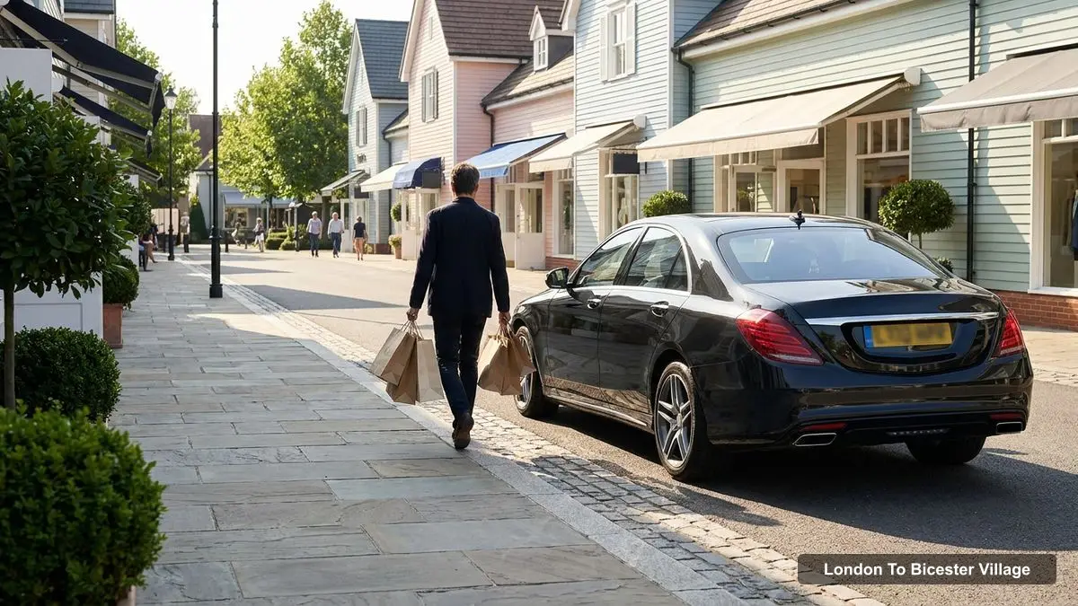 London To Bicester Village with a private driver