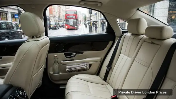 Private Driver London Prices with a private driver